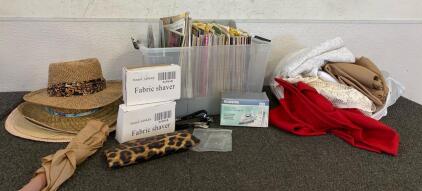 Tablecloths, Curtains, Crafts Magazines (6) Hats And More