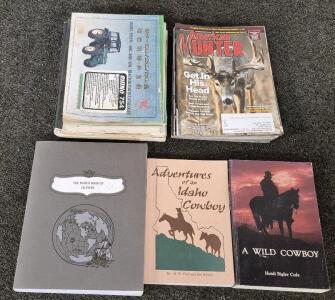 Trackor Manuals/Catalog, Hunter Magazines, Hunter Book, Idaho Book, A Wild Cowboy