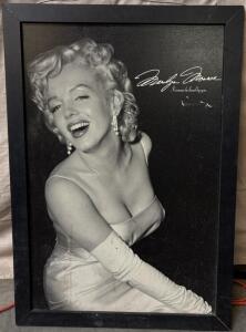 Marilyn Monroe Poster With Frame L 3&rsquo; 4&rdquo; W 2&rsquo; 3.5&rdquo;