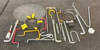 (1) Pulley, (1) Metal Blank(1/8&rdquo; Thick And 13 5/8&rdquo; Wide), L Bolts, And More