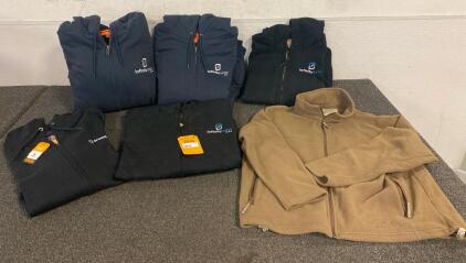 (3) Carhartt Jackets, 3XL, 3XL, 2XL, (2) CornerStone Jackets 2XL, Women&rsquo;s Cabela's Jacket 2XL