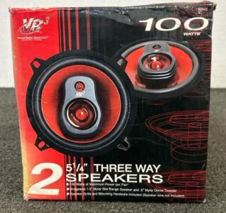 (1) Box Of Virtual Reality Sound 0Labs 5 1/4&rdquo; Three Way Speakers