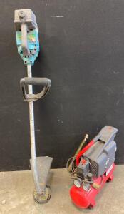 Weed Eater Modem GTI 15T (Has Compression) And Fenwai Air Compressor (Works)