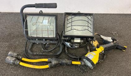 (3) Various Portable Work Lights