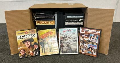 (1) Box Of Old Vintage John Wayne Western DVD Movies