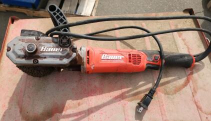 Bauer Surface Conditioning Tool, 4" Drum, 120VAC, 1000-3700/min. TESTED AND WORKS