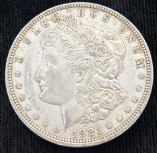 1921-D Morgan Silver Dollar Coin
