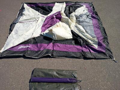 White Stag 3 Person Camping Tent With Hardware and Carrying Case 9'X9'