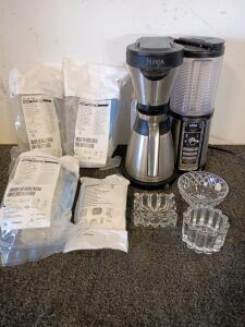 Ninja Coffee Maker, (3) Crystal Bowls, (3) PleurX Drainage Kit, PleurX Procedure Pack