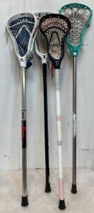 (4) Almunium Lacrosse Sticks