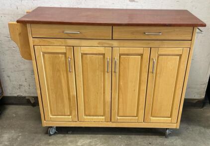 (1) Cabinet On Wheels