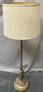 Vintage Brass Floor Lamp