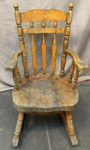Antique Wooden Rocking Chair