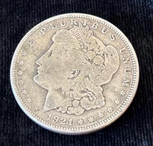 1921-S Morgan Silver Dollar Coin