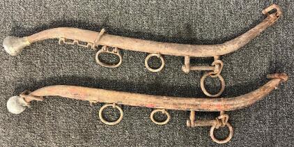 (2) Vintage / Antique Horse Hames
