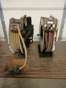 (2) Mountable Retractable Air Hose Reel