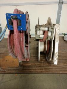 (2) Mountable Retractable Air Hose Reel