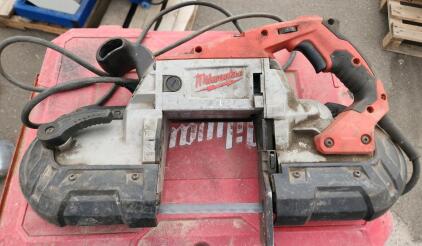 Milwaukee 6232-20 Deep Cut Band Saw, 120V, 11A, Serial B51AD1225Q76.. TESTED AND WORKS