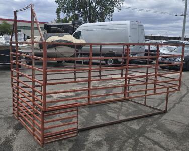 Truck Bed Livestock Rack W/Slide Up Rear Gate