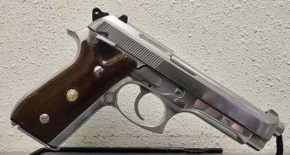 Taurus PT 100 AFS Pistol, .40 S&W, Stainless, Wood Grips, SLE 19622D