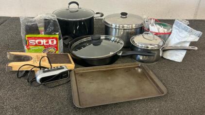 Plastic Cups, Pots, Pans And More