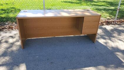 Wood Office Desk 72"x 23.5"x30"