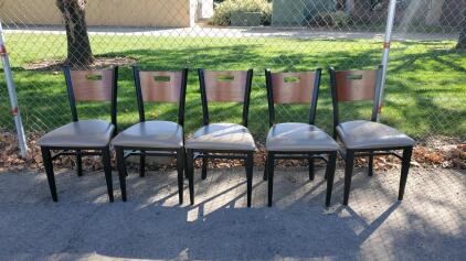 (5) Office Chairs 18"x18"x35"