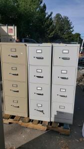 (3) Large Filing Cabinets