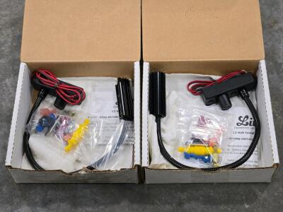 (2) LittleLite L-9/12-HLK-EW Gooseneck LED Map Light