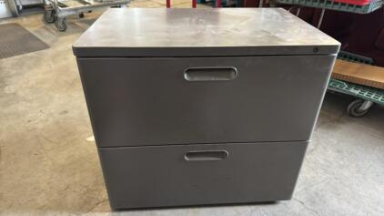 2 Drawer Filing Cabinet. 29.5&rdquo; Wide x 19.75&rdquo; Deep x 26.75&rdquo; Tall
