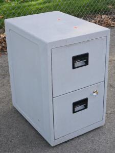 Sentry 2-Drawer File Cabinet Safe w/ Key - 27&frac34;"H x 17"W x 23&frac34;"D