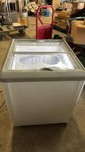 Excellence Commercial Products - HB-6LD Ice Cream Freezer On Wheels