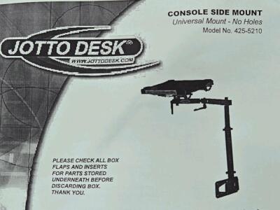 Jotto Desk 425-5210 Console Side Mount Vehicle Universal Laptop Mount