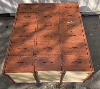 Vintage wooden Cabinet or apothecary cabinet.