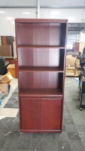 Office Star Sonoma Storage / Bookcase Combo 72.25"x29.25"x11.5"