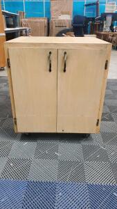 Rolling Cabinet 29"x24"x33"