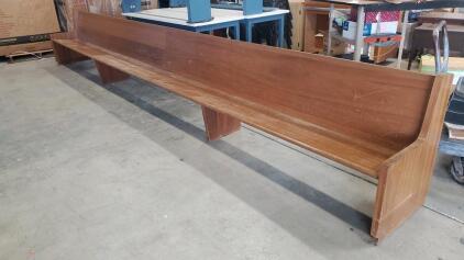 Church Bench 222"x22.25"x32.75"