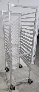 Allstrong Full Size Sheet Pan Rolling Rack - 69&frac12;"H x 20&frac14;"W x 25&frac34;"D