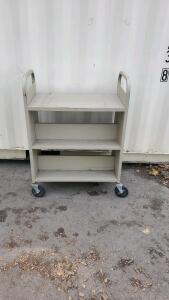 Double Sided Book Cart