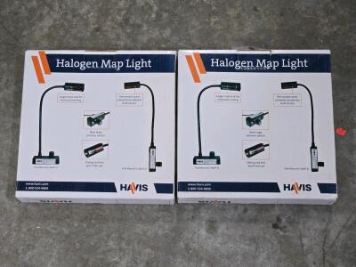 (2) *New* Havis C-MAP-T Gooseneck Halogen Maplight