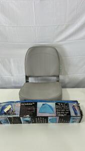 (1) Wise Standard Low Back Boat Seat (1) Aerodome 5-in-1 Beach Tent
