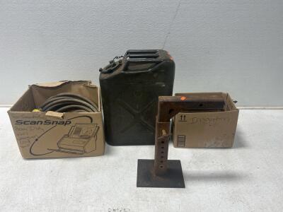 (1) Heavy Duty 220V Extension Cord (1) Vintage US Gas Can and more
