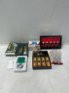 (1) Talking pro golf (25) Golf balls and more