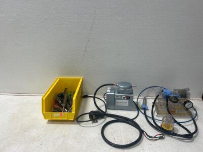(1) Auto-Vac Desoldering Tools (1) Gast Oilless Air Compressor and more