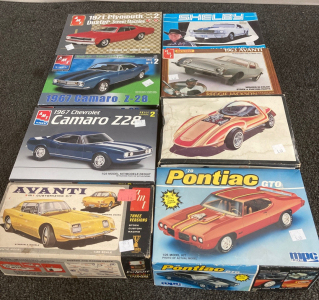 Assortment Of Buildable Cars