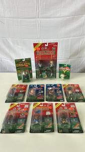 (8) Headliners Football Figurines Including Marcus Allen (2) Riddell Football Figures Including Dan Marino