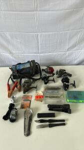 (5) Fishing Reels (1) Chicago Electric Power Inverter 700 Watt & More