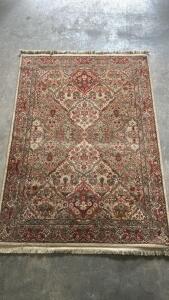 (1) 4' 3' X 6' Authentic Karastan American Made Empress Kirman Wool Rug