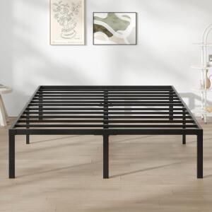 (1) Novilla Queen Bed Frame Black