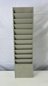 (1) Buddy Products 11 Slot Hanging File Organizer
